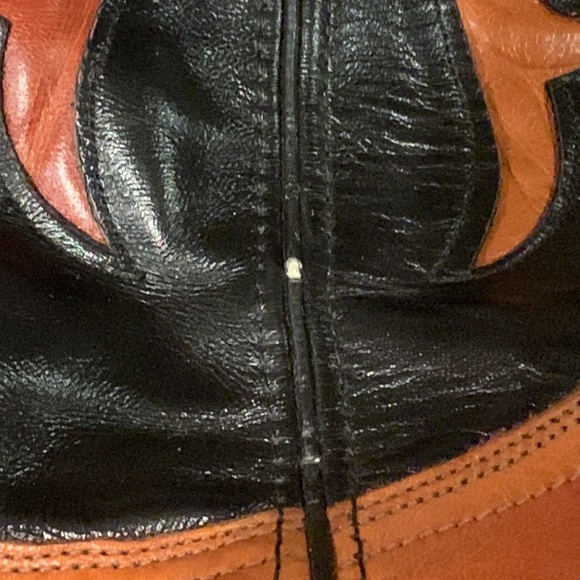 Vintage Dingo Ladies Fire Cowboy Cowgirl Boots 80s 7 USA - Picture 14 of 14